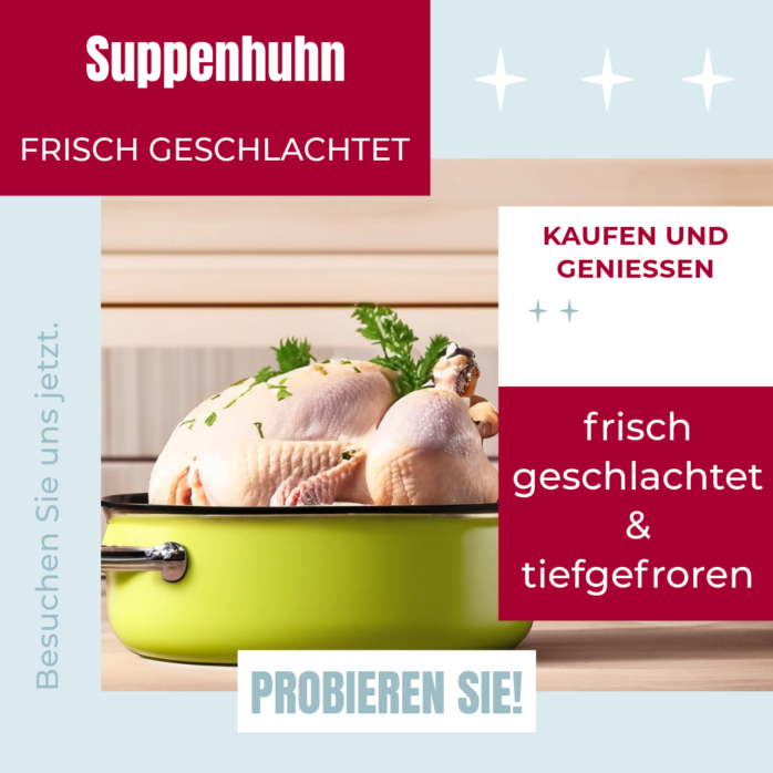 Suppenhuhn im Topf